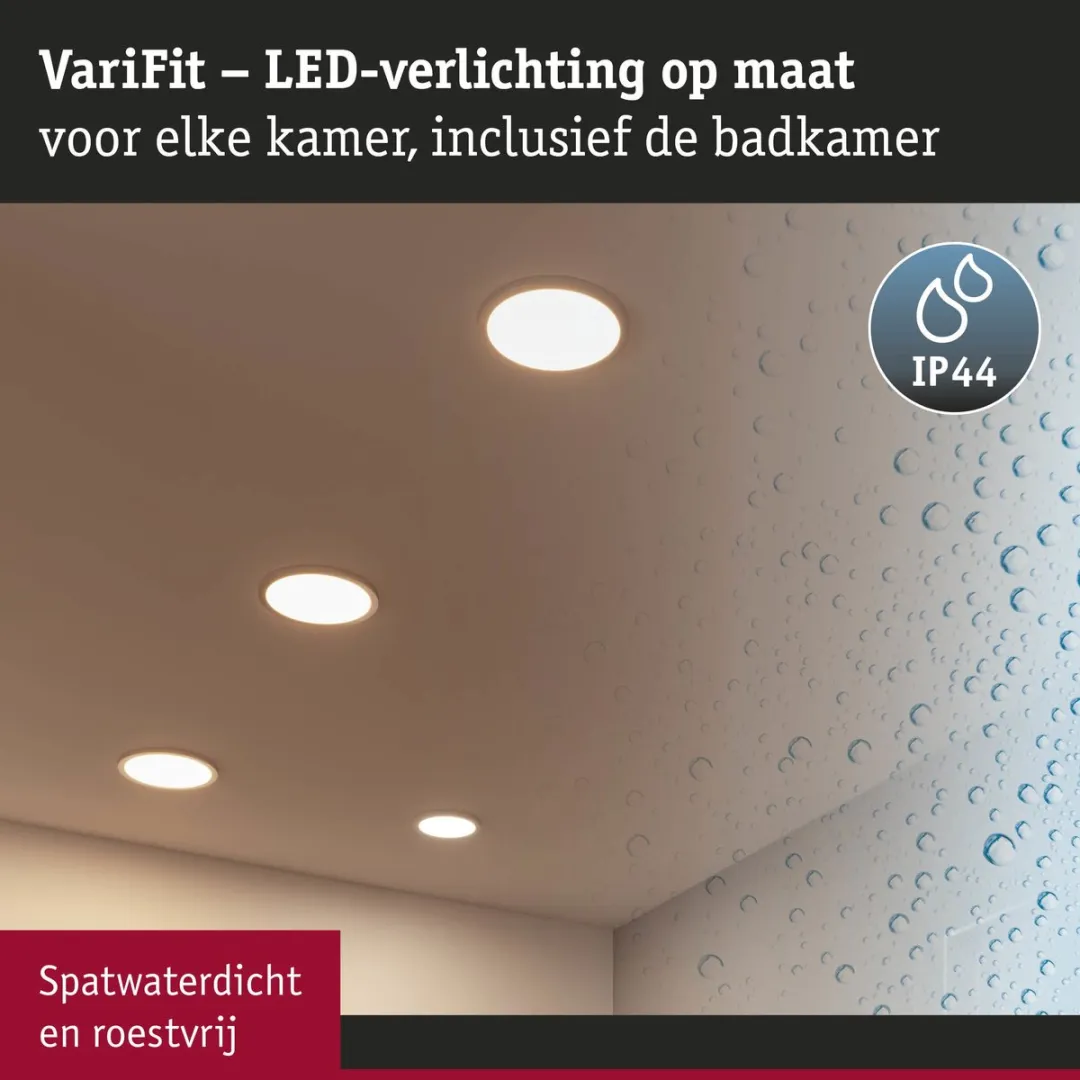 Paulmann VariFit LED-inbouwpaneel Areo 16W 1400lm 4000K - Chroom mat