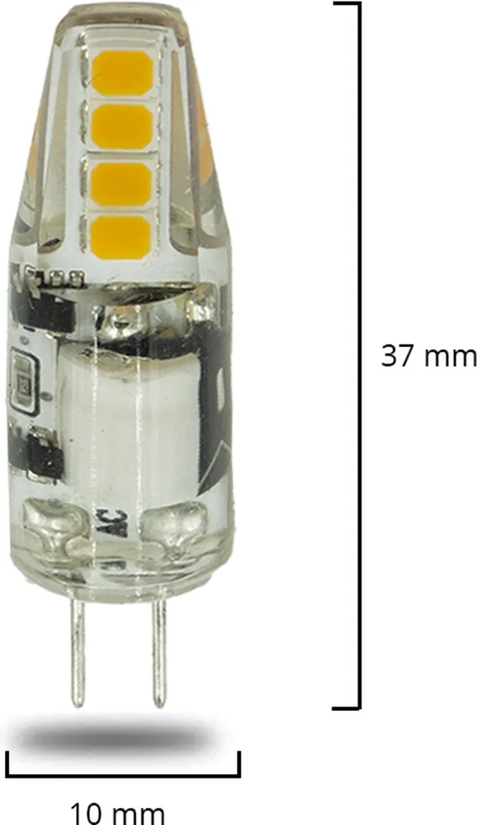 Lybardo G4 LED Lamp 10 Stuks - 1.5W 2700K Warmwit