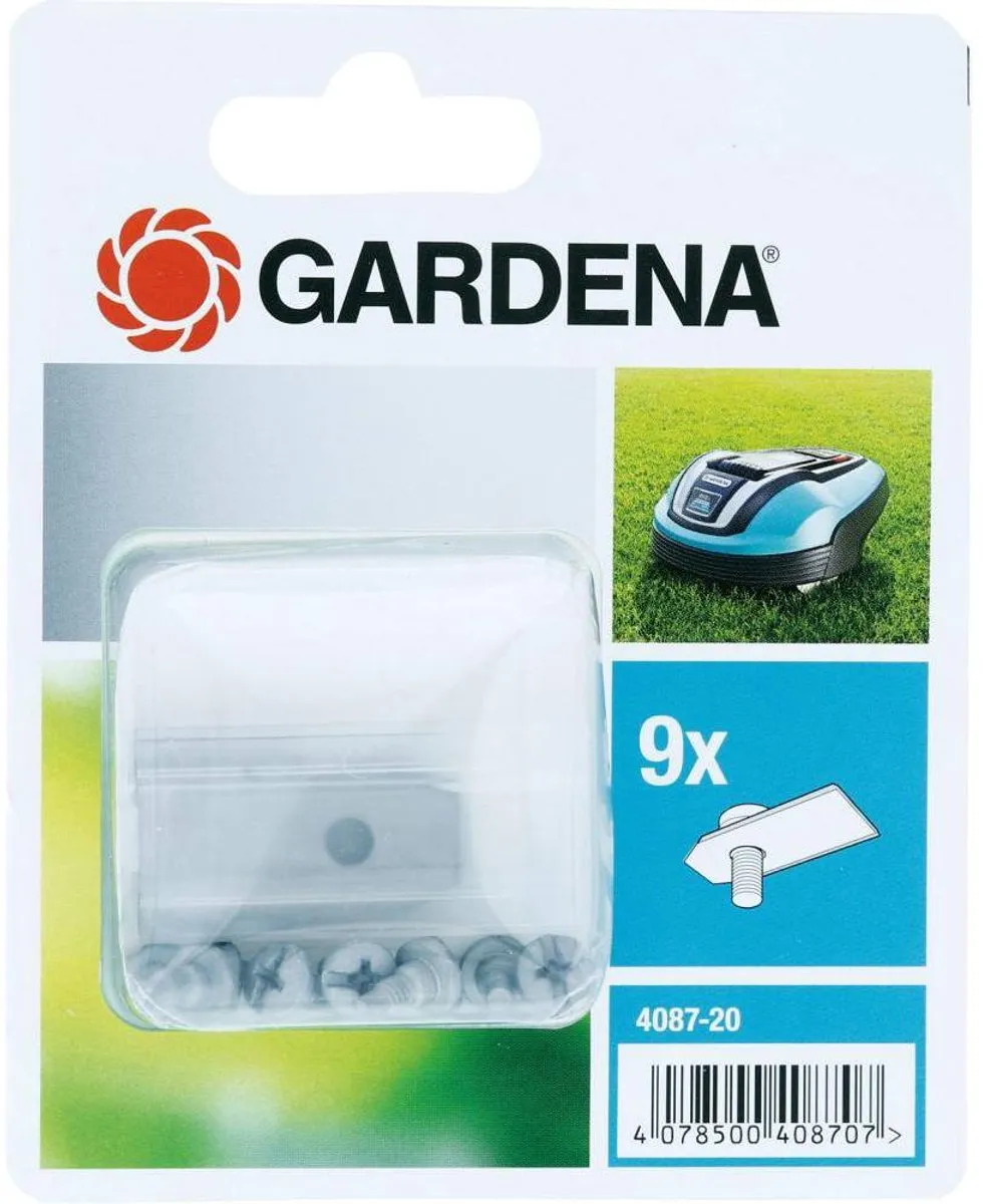 Gardena Reservemessen voor Robotmaaiers - 9 Stuks