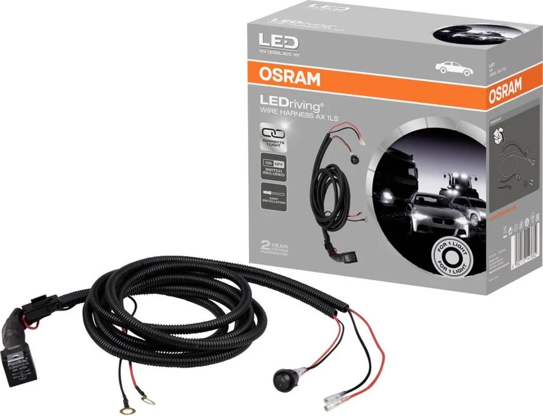 Osram Wire Harness AX 1LS LEDDL ACC 101 Aansluitkabel 12V