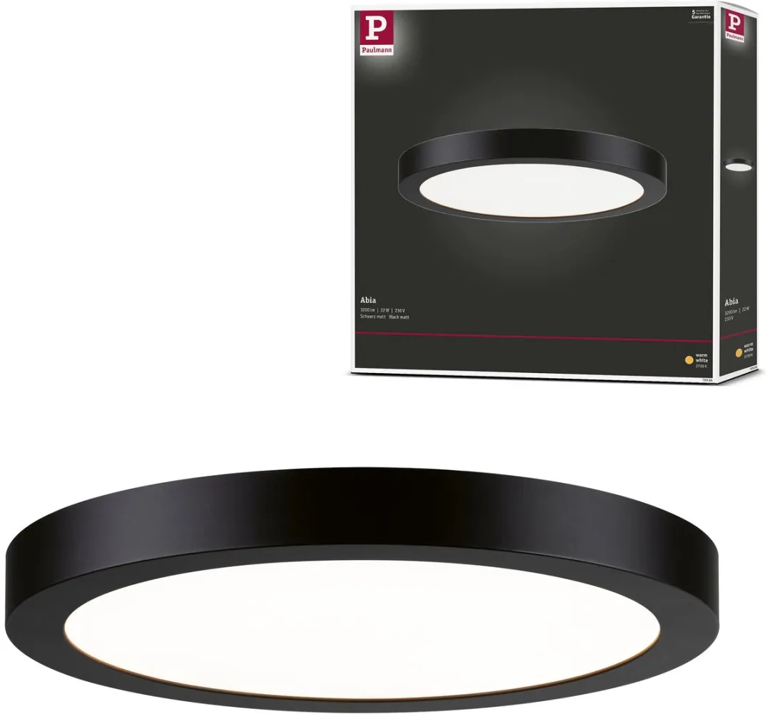 Paulmann LED-paneel Abia rond 300mm 22W