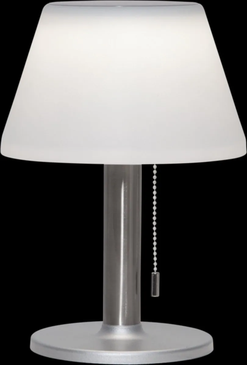 Star Trading Solar LED Tafellamp - Zilver