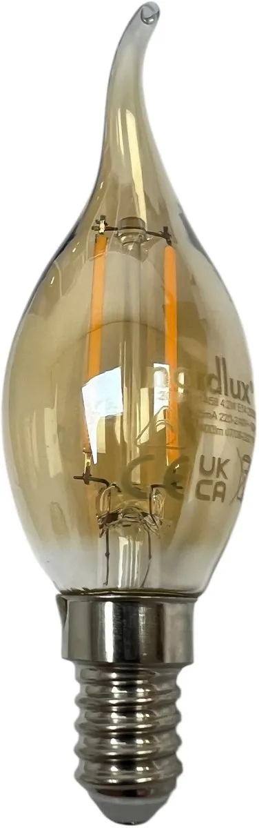 Nordlux LED Filament E14 4,2W Kaarslamp - 2500K Warm Wit - 6 Stuks