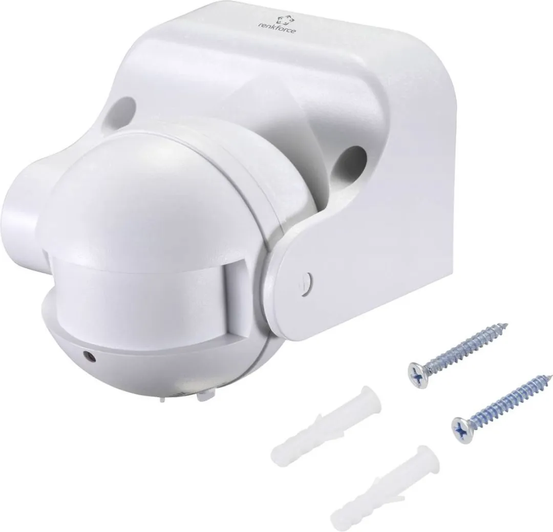 Renkforce 1362991 HF-Bewegingsmelder Opbouw - Wit IP44