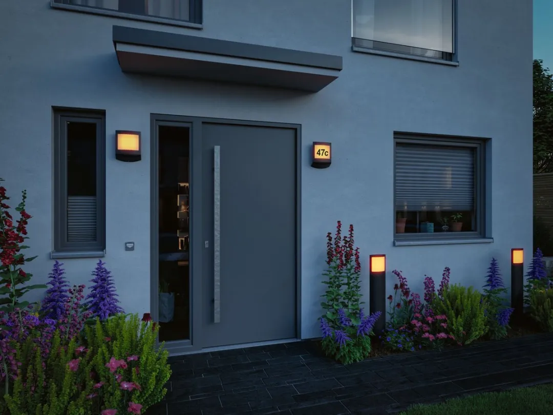 Paulmann Padea LED Wandarmatuur Zigbee 8,2W 550lm - Antraciet