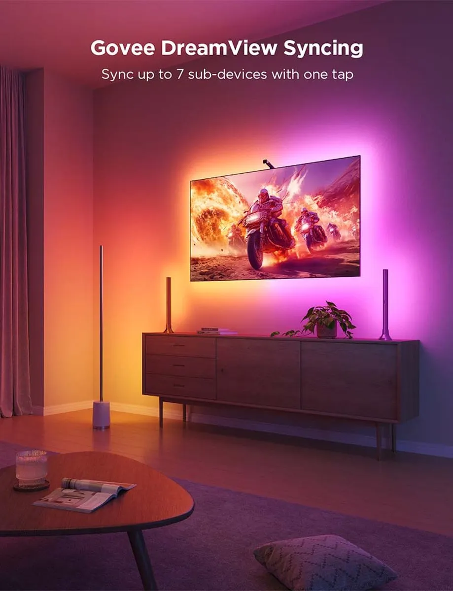 Govee TV Backlight 3 Lite 40-50" RGBICW LED-strip - 72 LED's - Zwart
