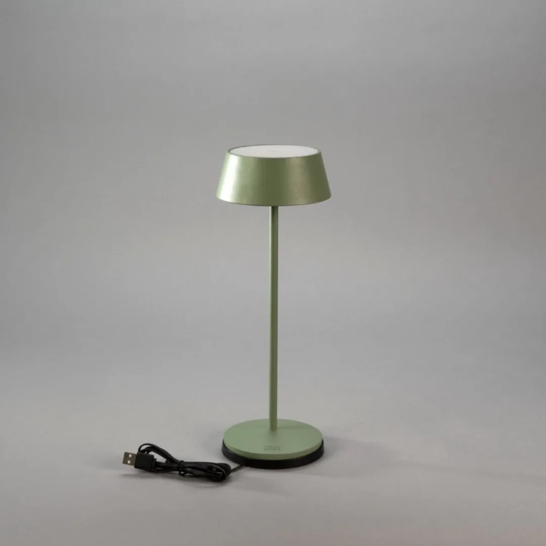 Konstsmide Menton Oplaadbare Tafellamp - 2.9W Mintgroen