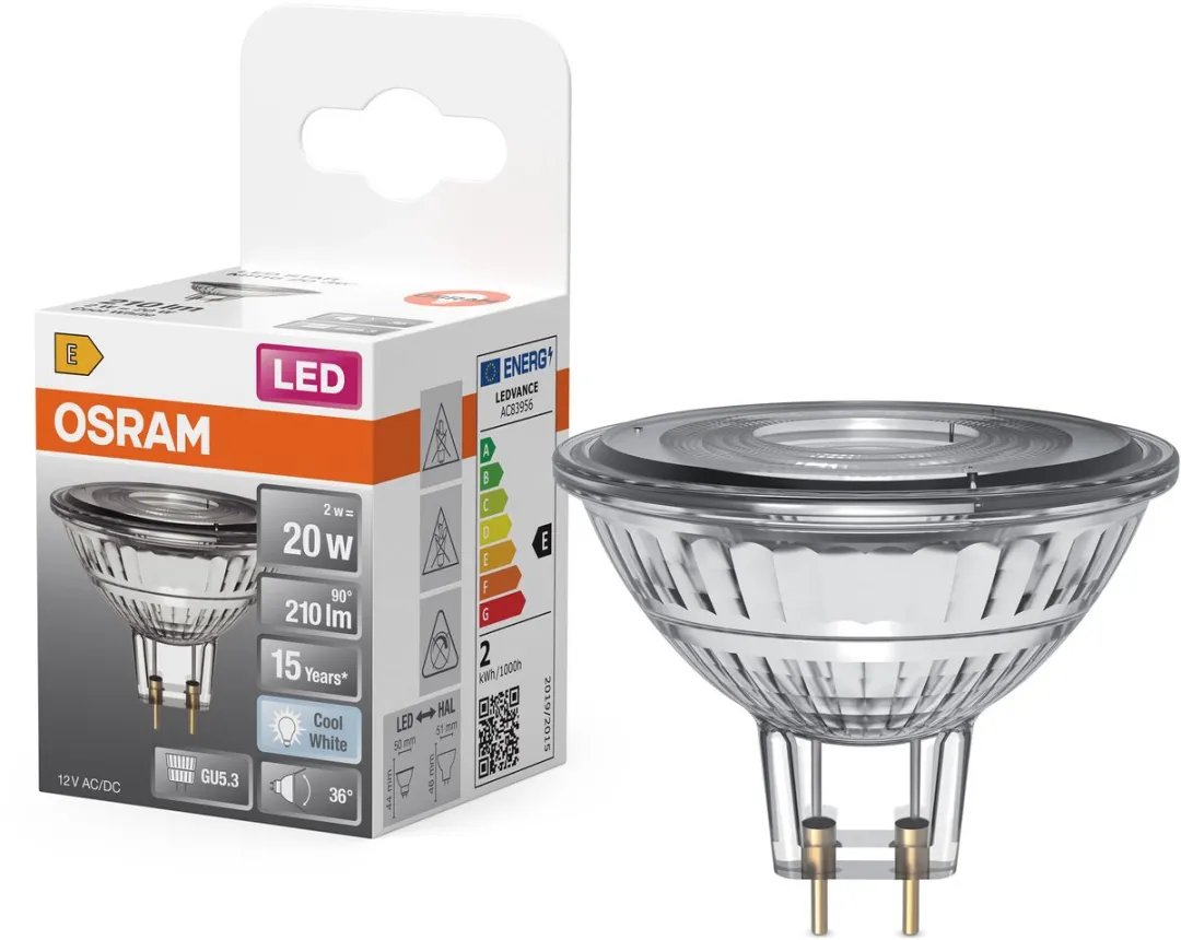 Osram LEDSMR162036 2,1W GU5.3 Koel wit - 4099854458286