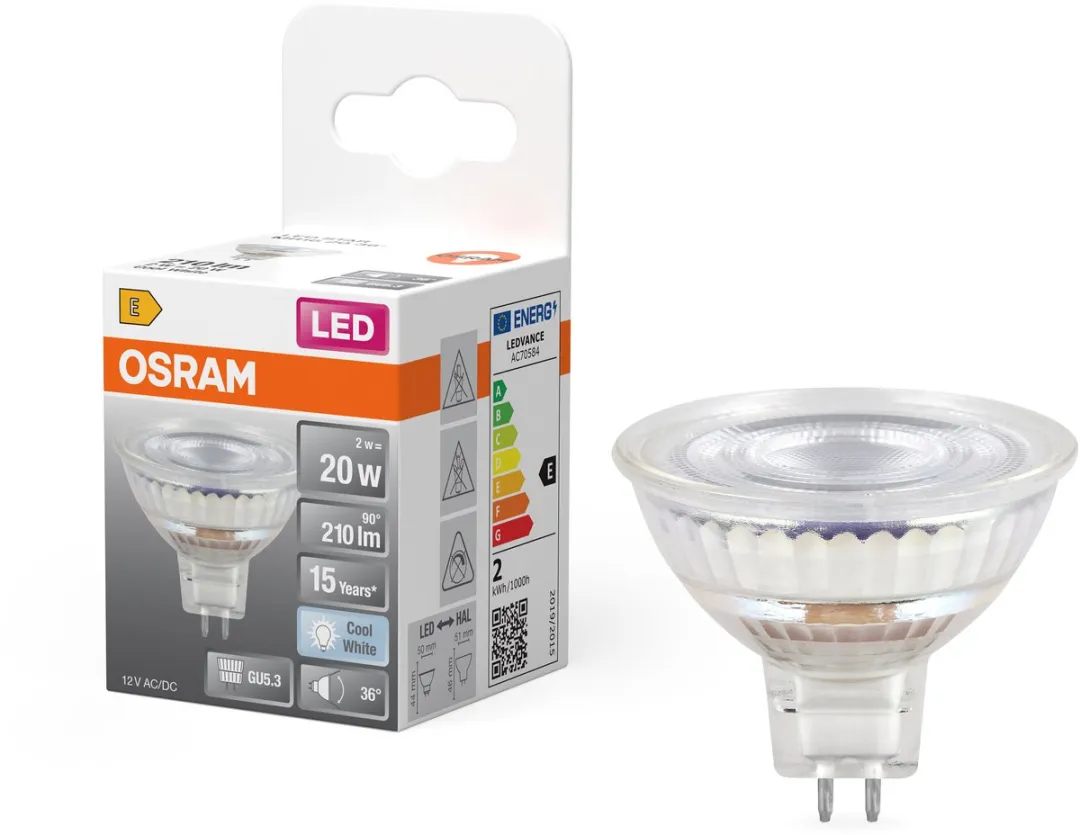 Osram LEDSMR162036 2,1W GU5.3 Koel wit - 4099854458286