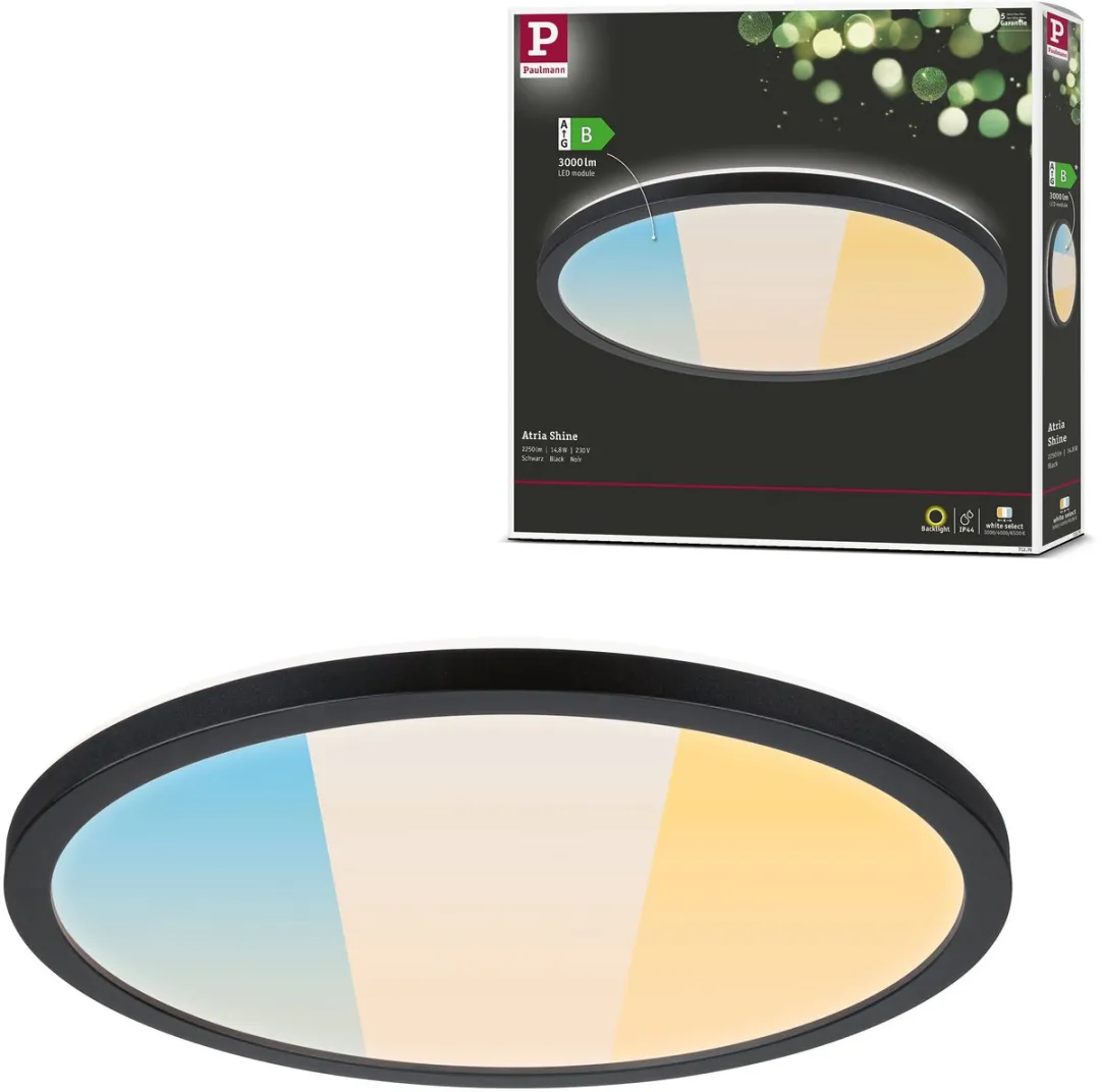 Paulmann Atria Shine LED-paneel 14,8W 2250lm 3000-6500K