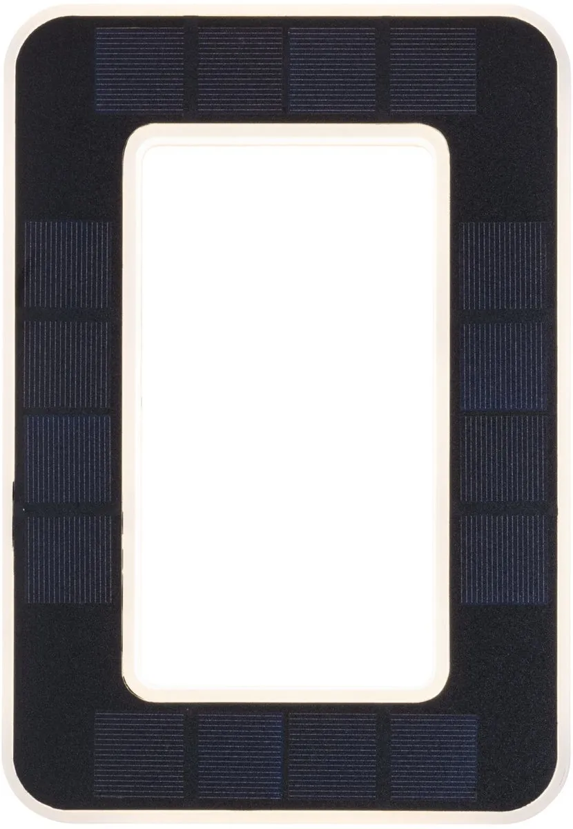 Paulmann Solar LED Huisnummerverlichting 6lm IP44 - Zwart
