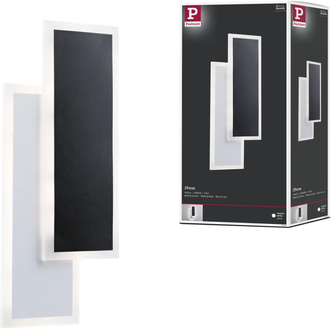 Paulmann 2Form LED Wandlamp 8W 4000K