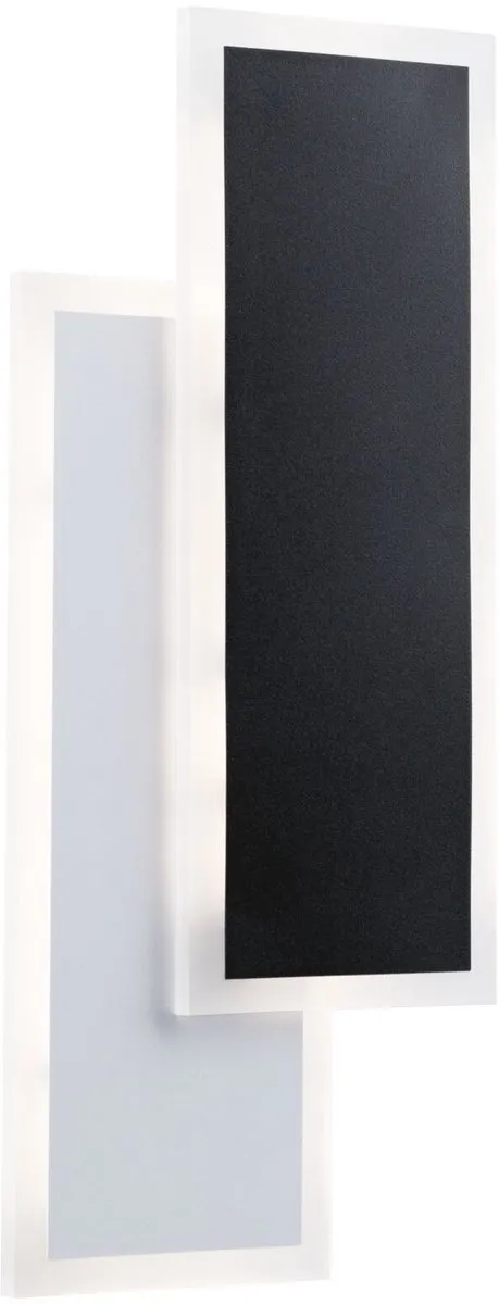 Paulmann 2Form LED Wandlamp 8W 4000K - Wit/Zwart