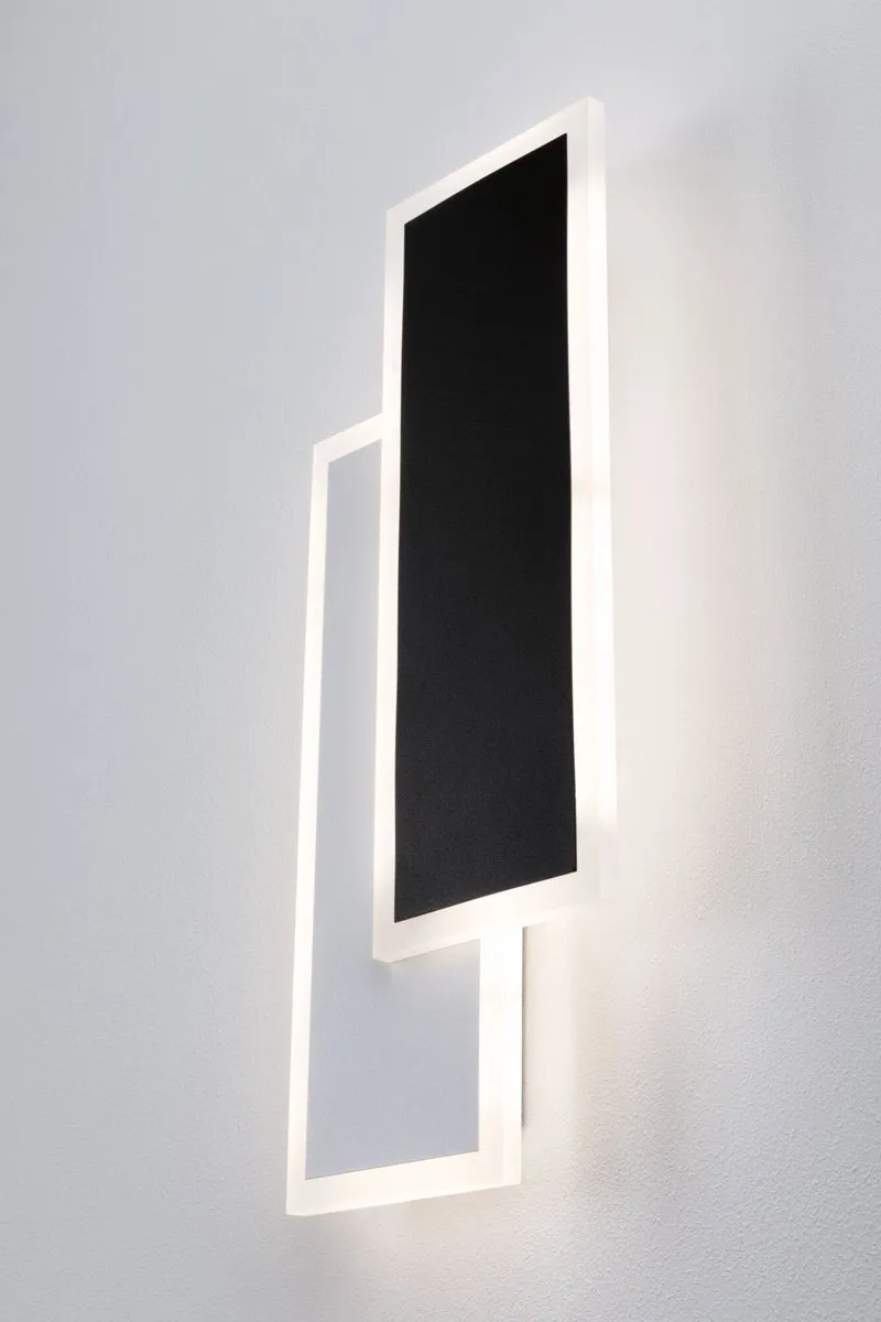 Paulmann 2Form LED Wandlamp 8W 4000K - Wit/Zwart - afbeelding 6 van 6