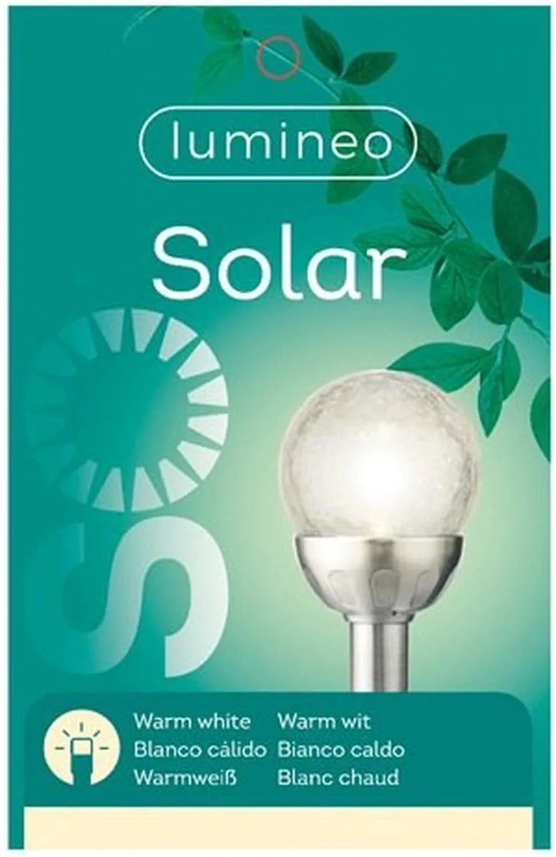 Lumineo LED Tuinlampjes Instekers 2x - Zilver