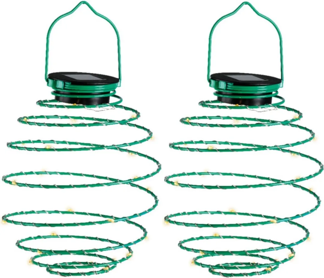 Lumineo Hanglamp Solar 25x Groen D16cm