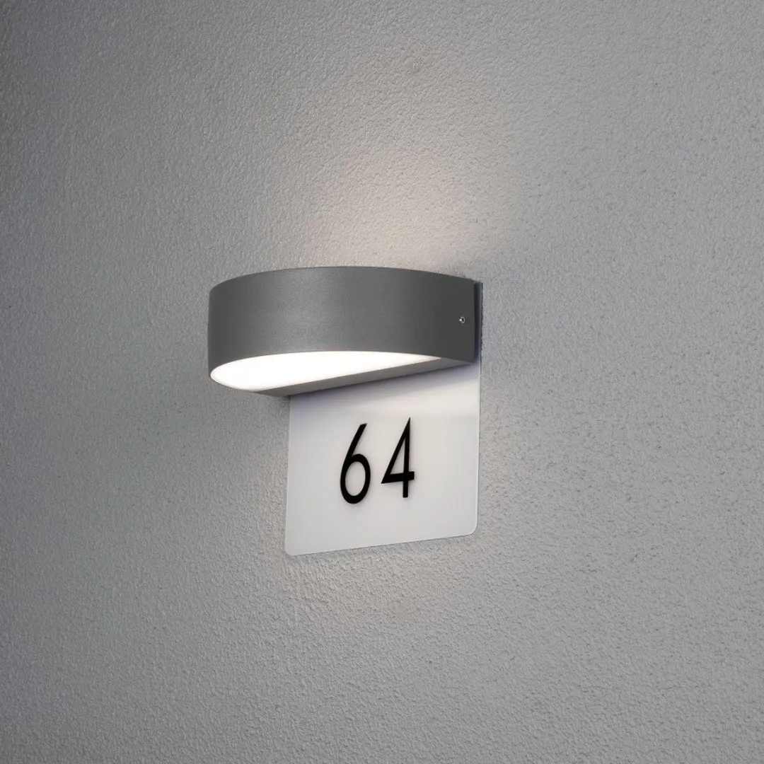 Konstsmide 7855-370 Wandverlichting Antraciet - 2x4.5W 3000K
