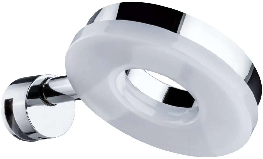 Paulmann LED Spiegellamp Becrux 3000K 4W - Ø16.8cm - Chroom