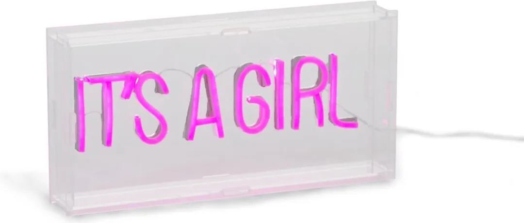 Childhome Neon Verlichting It's A Girl Roze