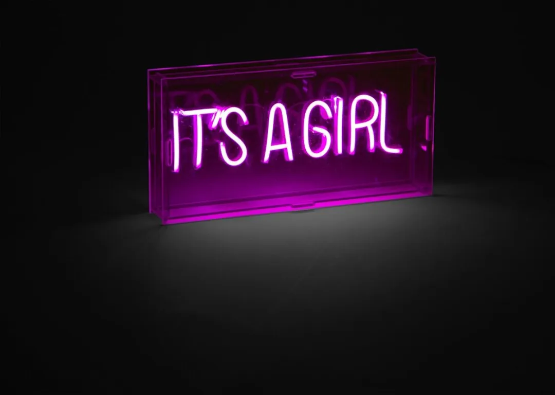 Childhome Neon Verlichting It's A Girl Roze