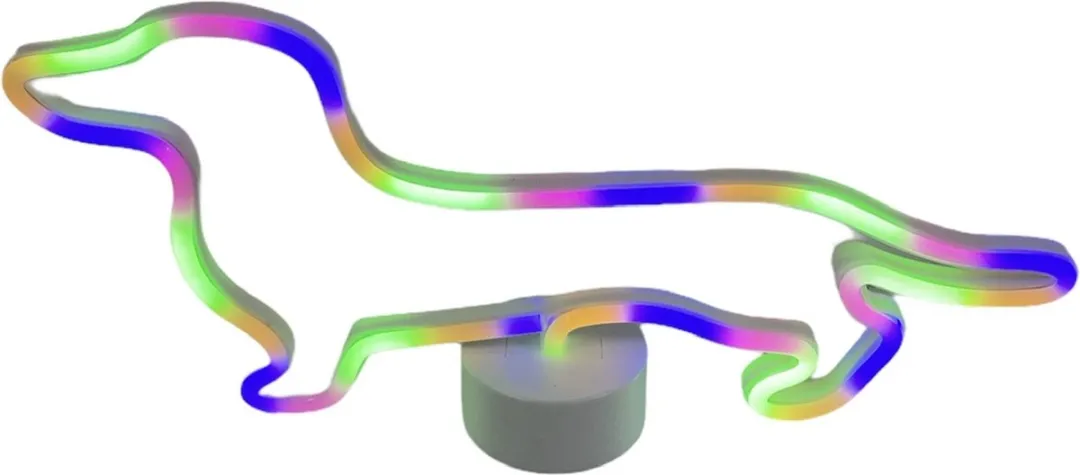 Twinkle Toys Led Neon Teckel Nachtlamp