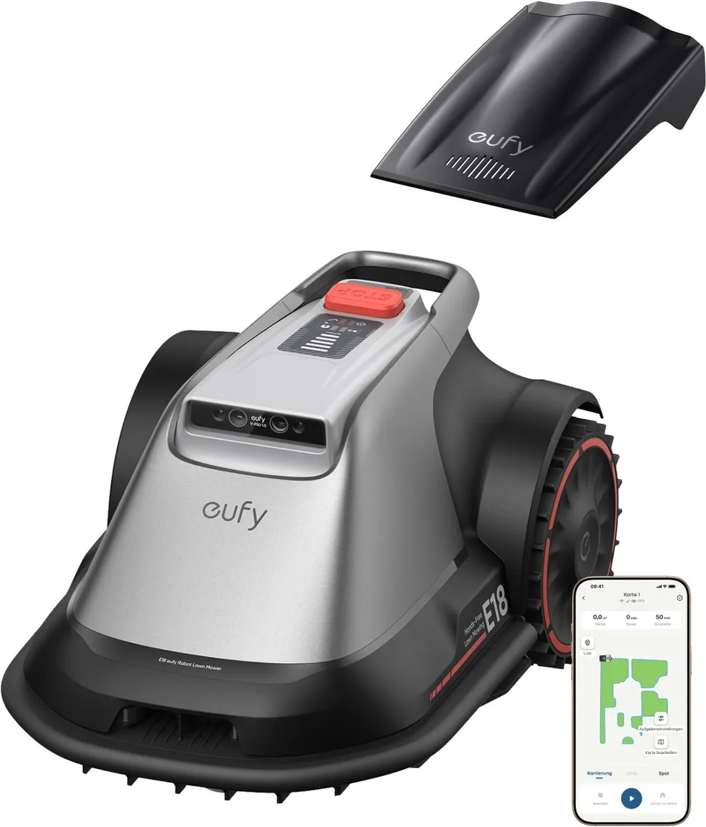 Eufy E18 Ride-On Robotgrasmaaier 1200m²