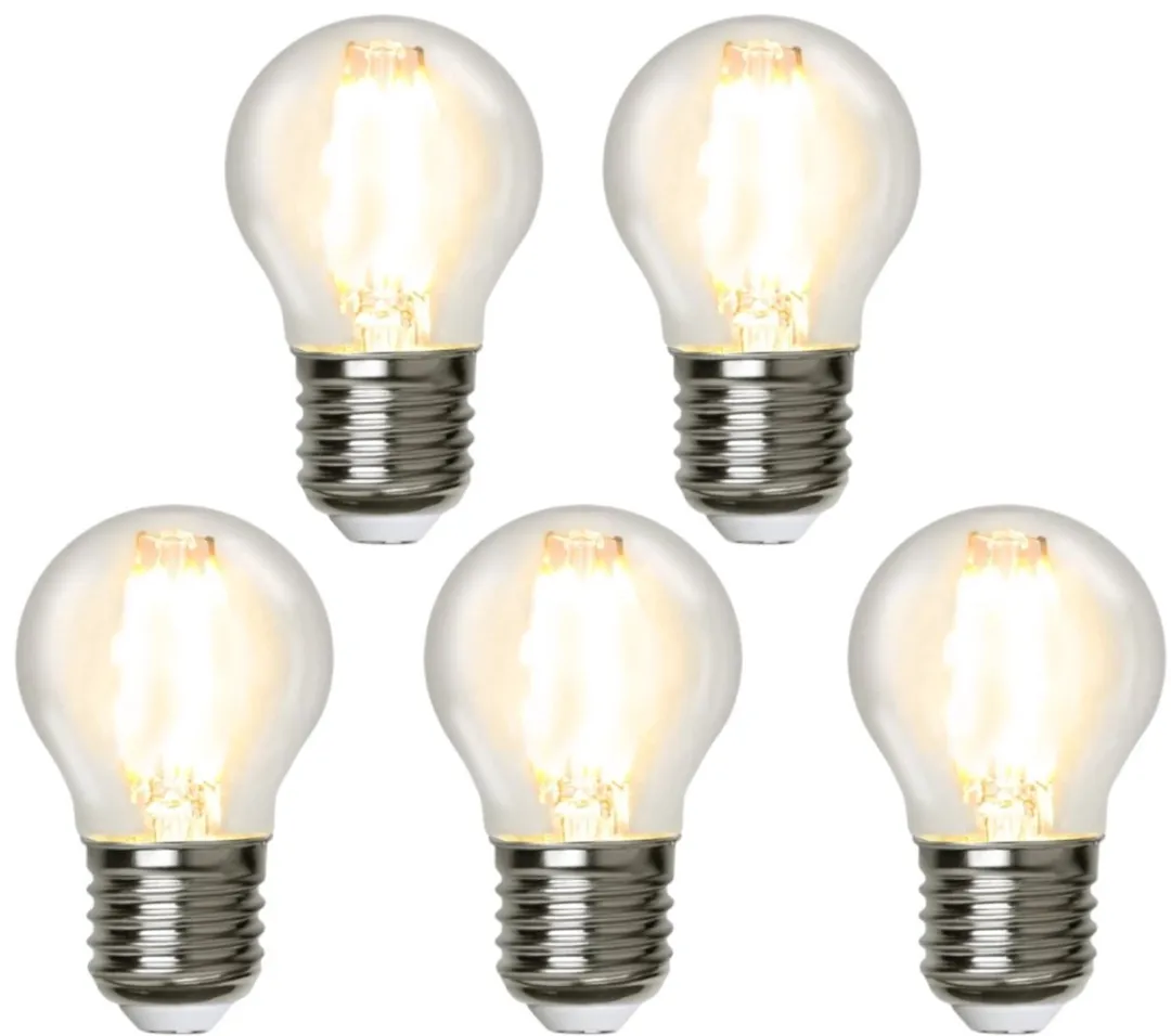 Star Trading Kogellamp E27 4.2W Extra Warm Wit - 5 Stuks