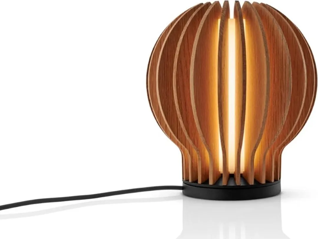 Eva Solo Radiant LED Lamp Rond Oak - 14cm - Bruin