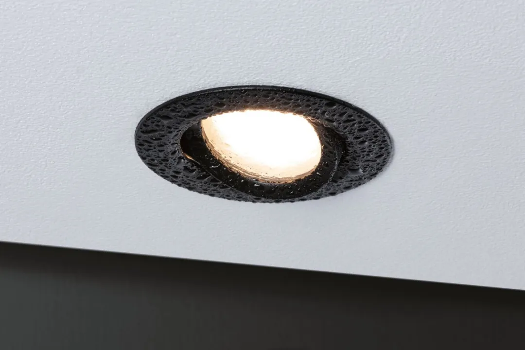 Paulmann Nova Plus Coin Basisset LED-inbouwlamp 3x6W 470lm 2700K - Zwart mat