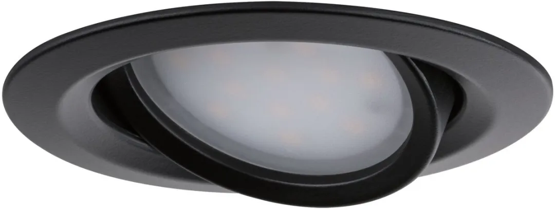Paulmann Nova Plus Coin Basisset LED-inbouwlamp 3x6W 470lm 2700K - Zwart mat