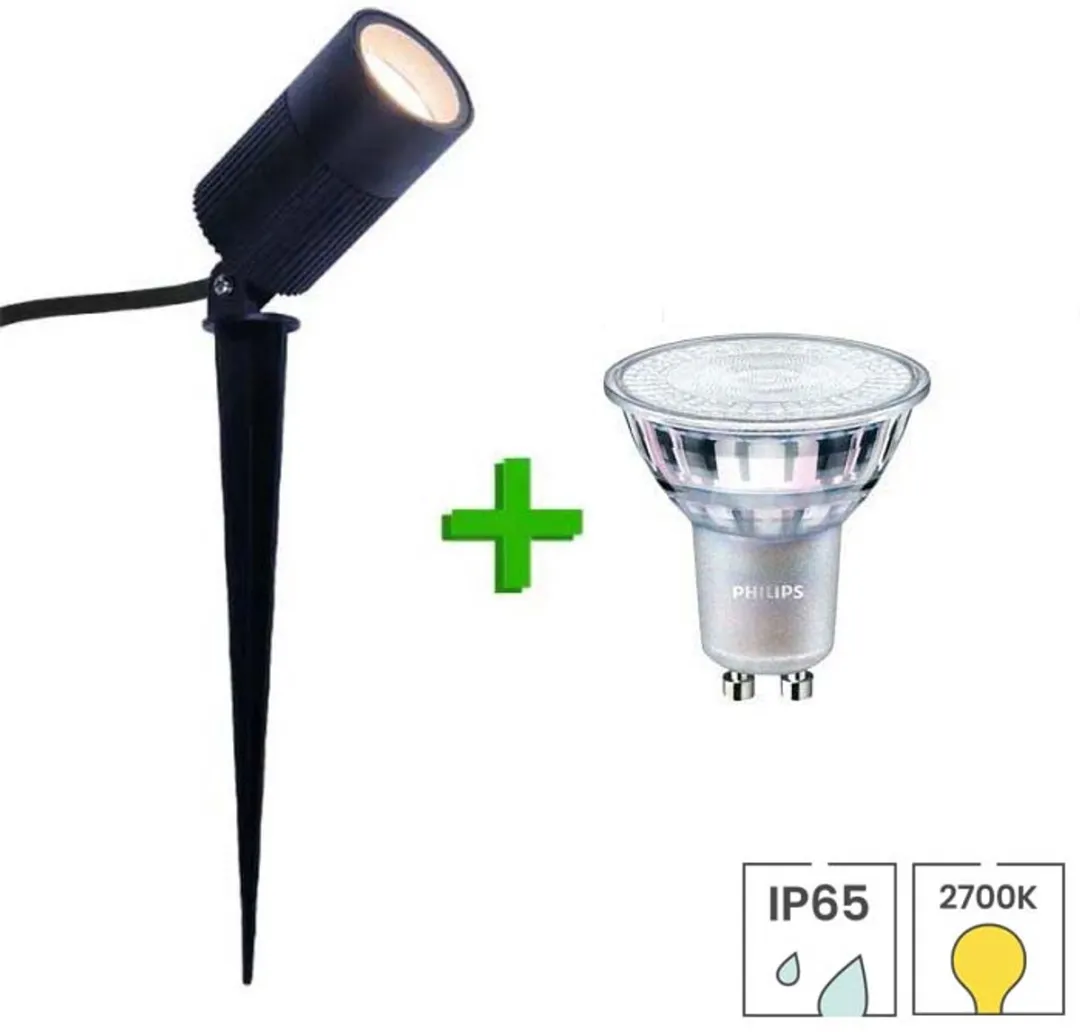 Lybardo Grondspot Buiten Tuinspot met Philips LED 3.5W 2700K