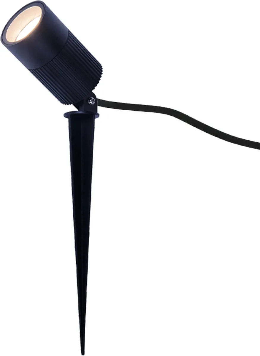 Lybardo Grondspot Buiten Tuinspot met Philips LED 3.5W 2700K - Zwart