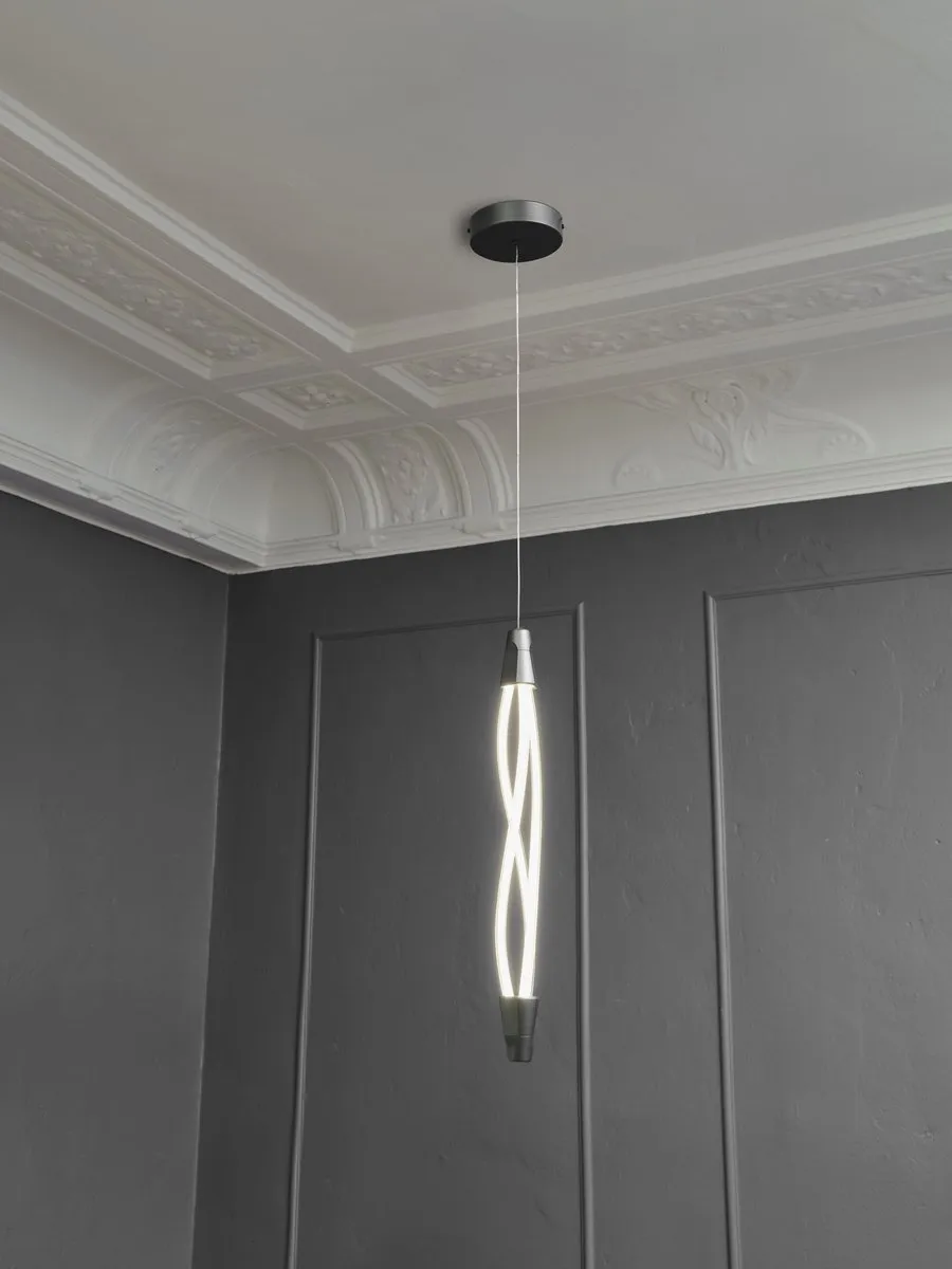 Osram Decor Swirl Hanglamp 18W - 1800lm - 3000K - Donkergrijs