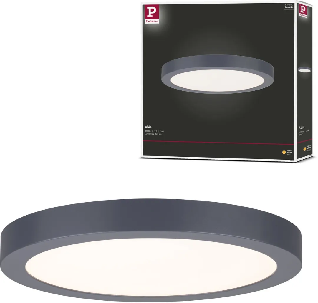 Paulmann LED-paneel Abia Rond 300mm 22W