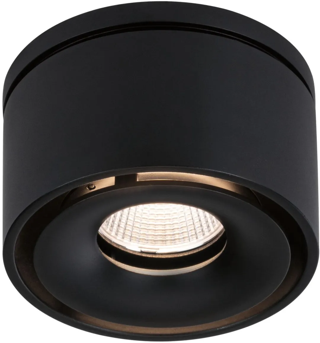 Paulmann LED-inbouwlamp Spircle Rond 78mm 8W 550lm - Zwart mat