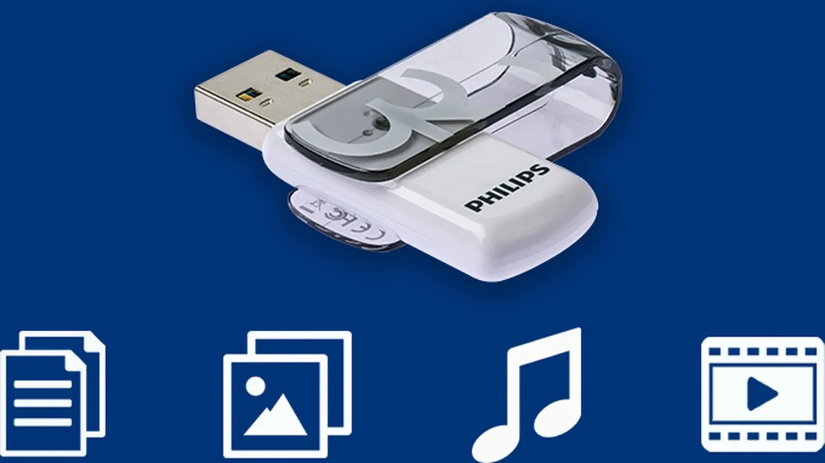 Philips Vivid FM32FD05B USB-stick 32GB - Grijs - afbeelding 6 van 6