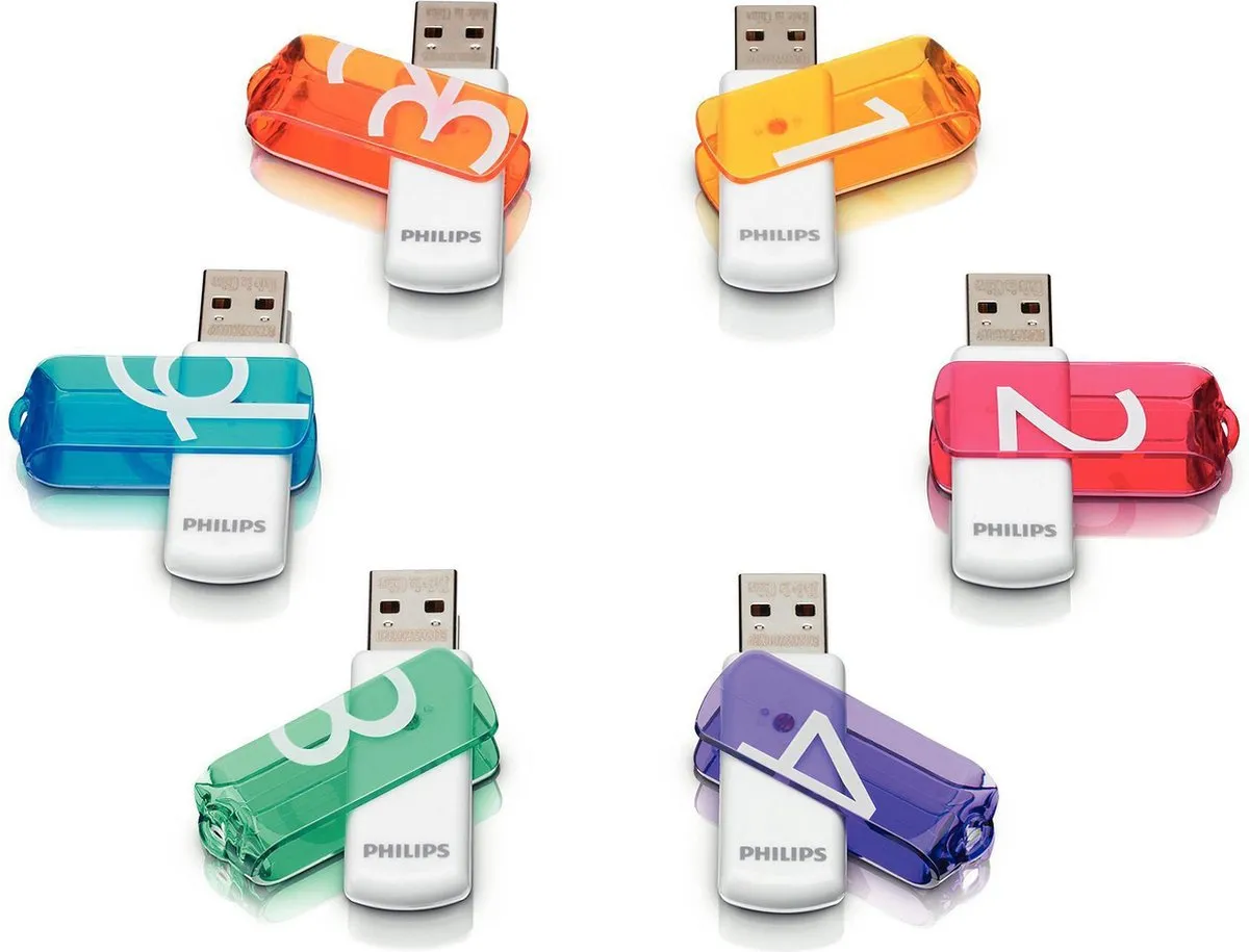 Philips Vivid FM32FD05B USB-stick 32GB - Grijs