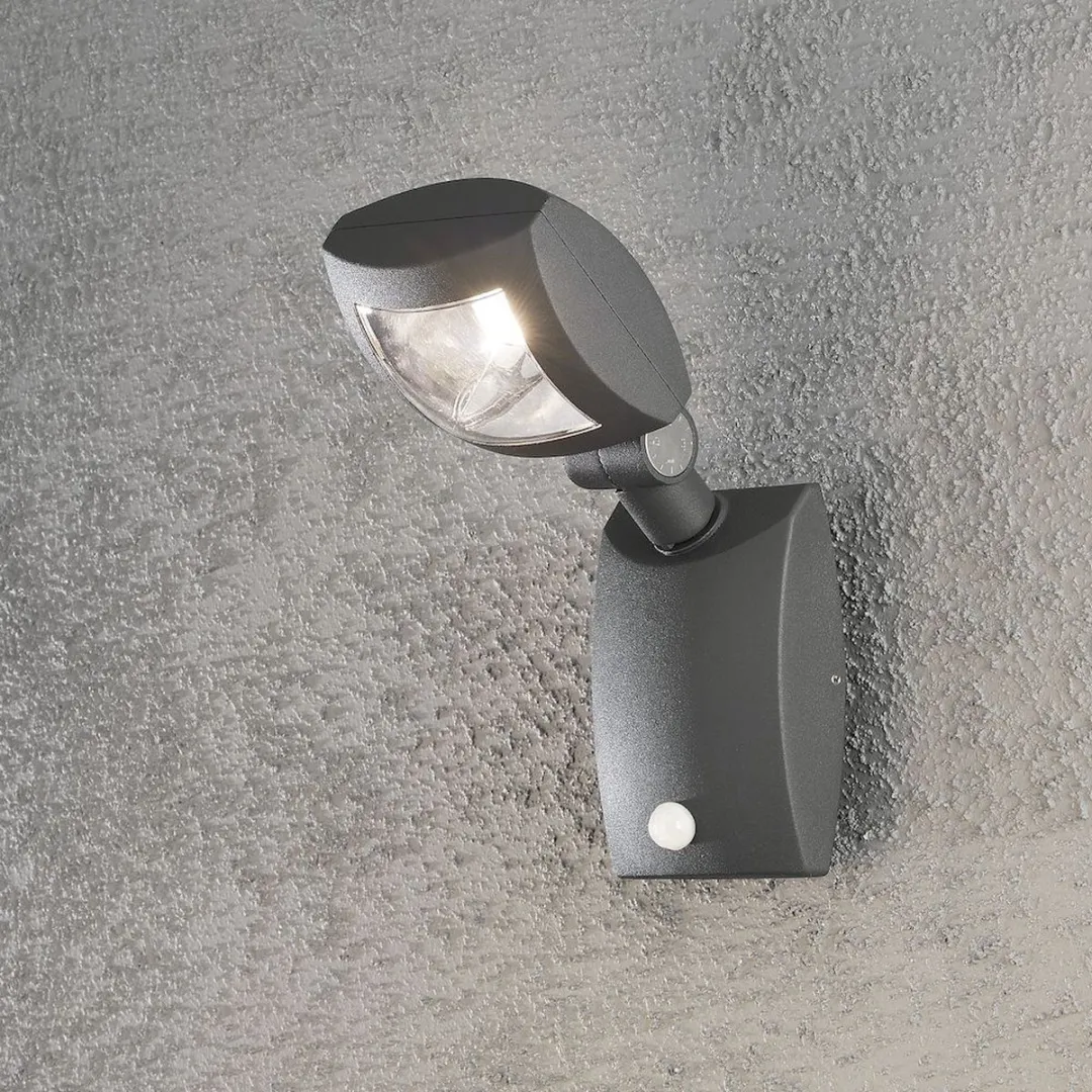 Konstsmide Latina LED Wandlamp 3W - Antraciet - afbeelding 4 van 6
