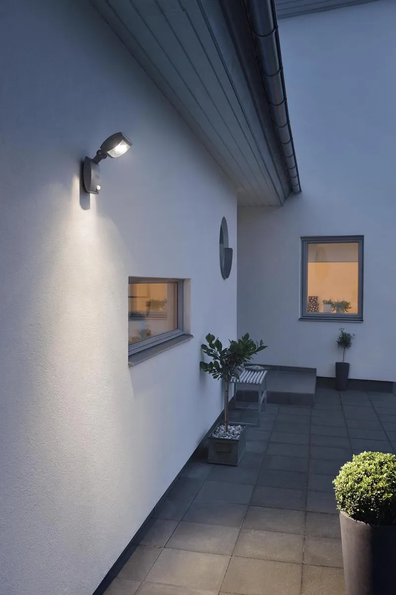Konstsmide Latina LED Wandlamp 3W - Antraciet - afbeelding 6 van 6
