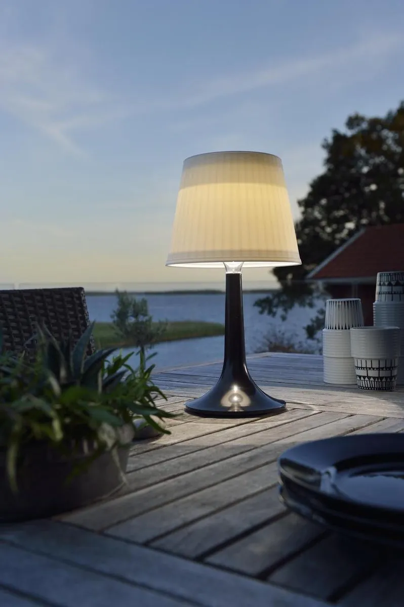 Konstsmide Assisi LED Tafellamp Solar 36cm - Zwart
