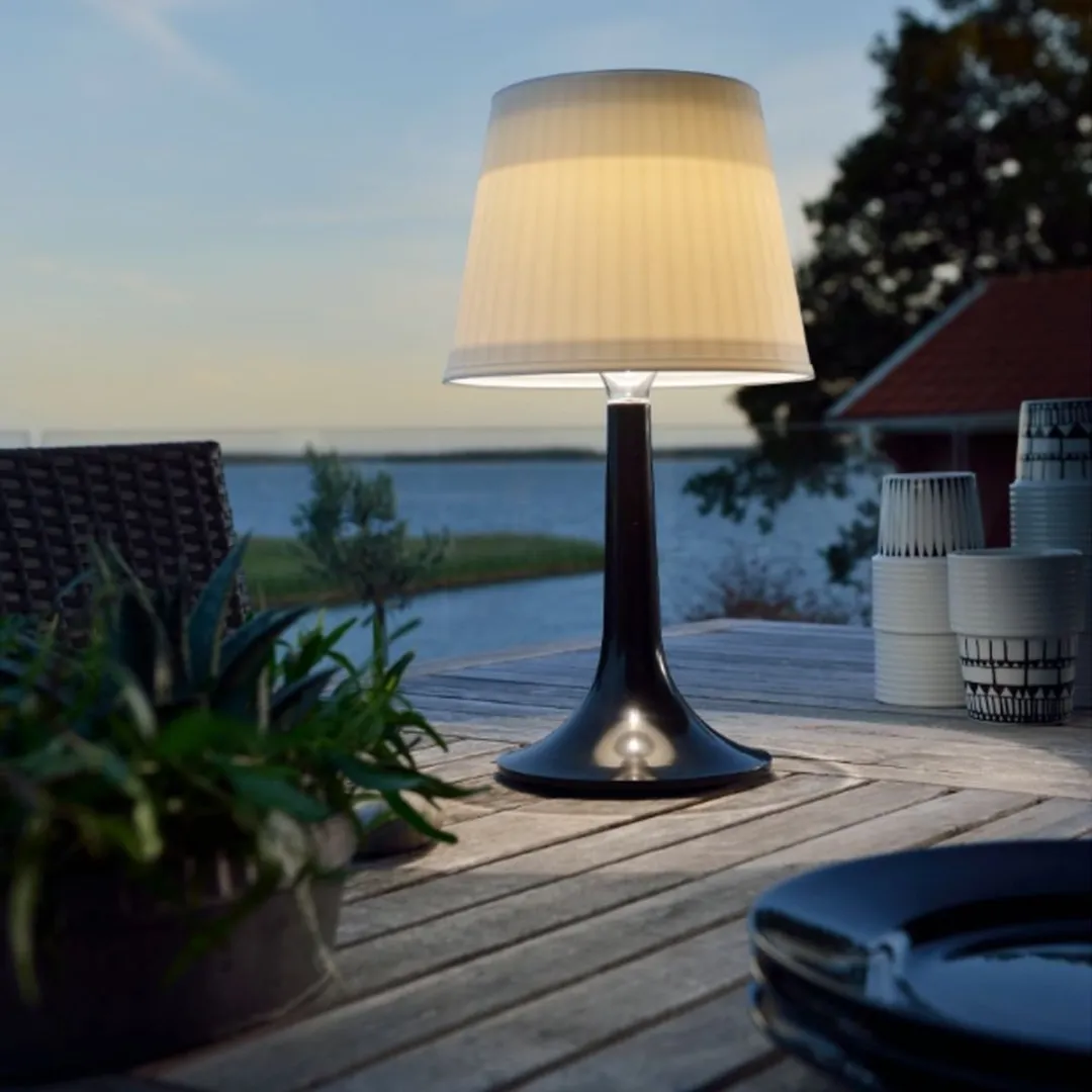 Konstsmide Assisi LED Tafellamp Solar 36cm - Zwart