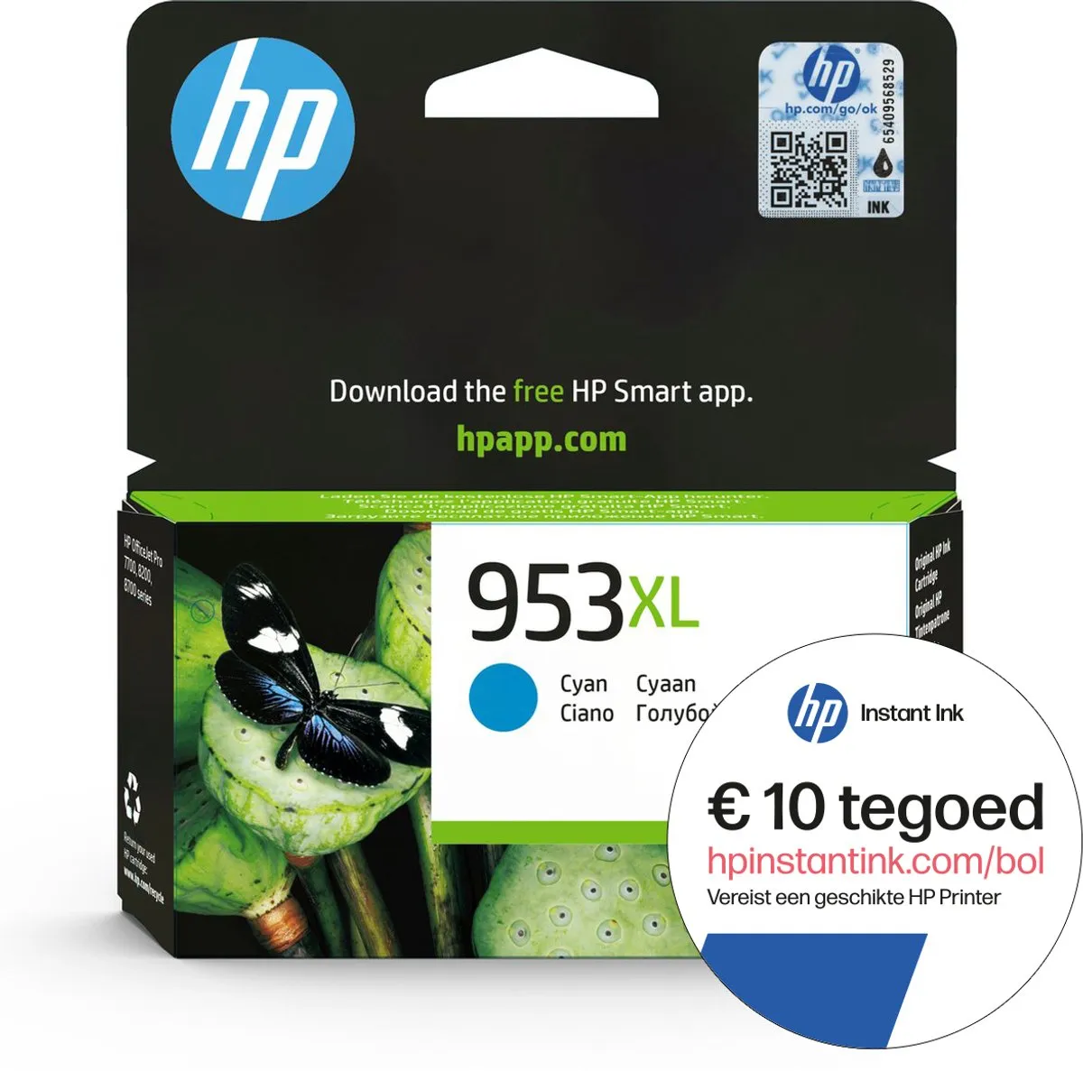 HP 953XL Cyaan Inktcartridge