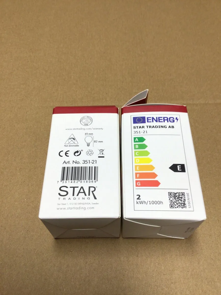 Star Trading Kogellamp E14 2W - Extra Warm Wit