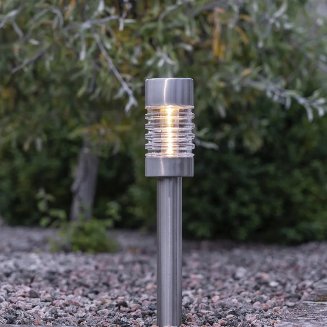 Star Trading Solar Terni LED Padlamp - Zilver - 42cm