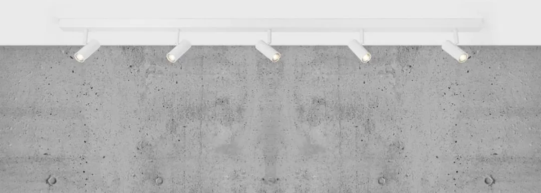 Nordlux Spot Omari 5 Lichtsbalk 118cm - Wit