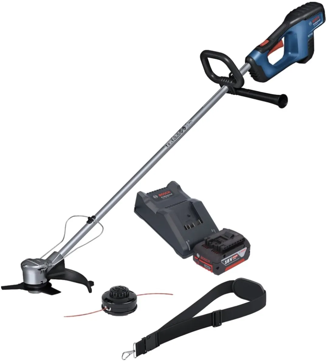 Bosch Professional GFR 18V-23 Accubosmaaier 330mm - 4.0Ah - afbeelding 2 van 5