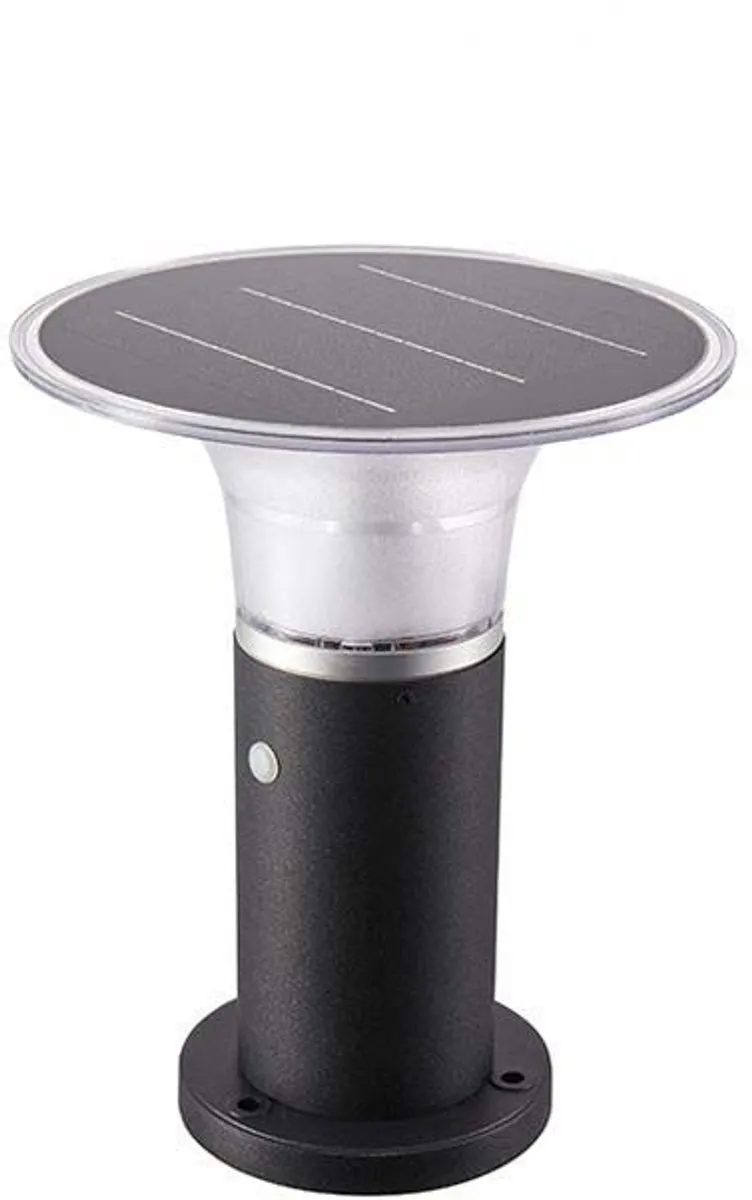 Lybardo Solar Sokkellamp 28cm - Zwart