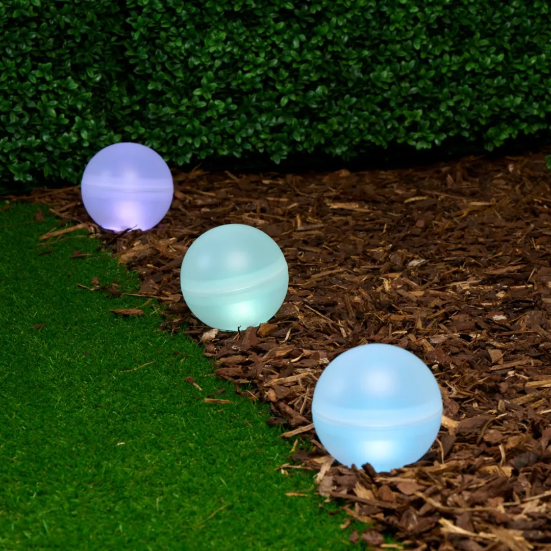 Grundig Solar Grondverlichting 5x Tuinfakkels - Multicolor