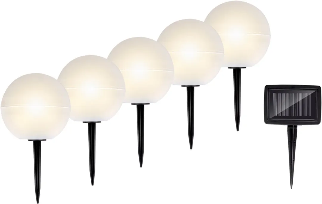 Grundig Solar Grondverlichting 5x Tuinfakkels