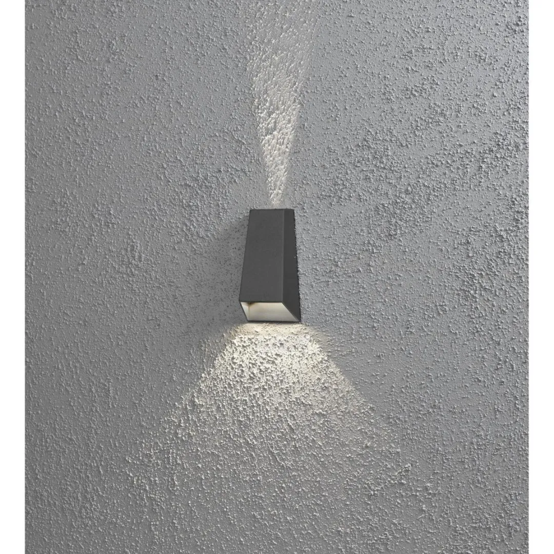 Konstsmide Wandlamp Imola 6W - Antraciet - afbeelding 6 van 6